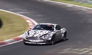Aston Martin DB11 V8 Prototype on Nurburgring Sounds Just Like a Mercedes-AMG GT