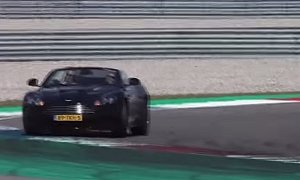 Aston Martin DBS Volante Shows Up at Track Day, Serious Hooning Ensues