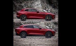 Aston Martin DBX “Coupe” Rendering Looks More Like a Shooting Brake SUV