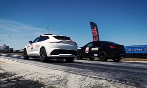 Aston Martin DBX Gets Annihilated by the Mercedes-AMG GLE 63 S in a Drag Race