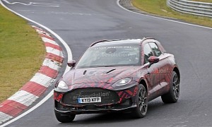 Aston Martin DBX S Spied Lapping the Nurburgring, Wears Camo With Pride