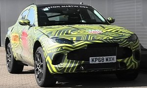 Aston Martin DBX Spied at the 'Ring, Sounds Like an AMG-Powered SUV