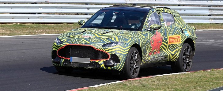 Aston Martin DBX Spotted on Nurburgring