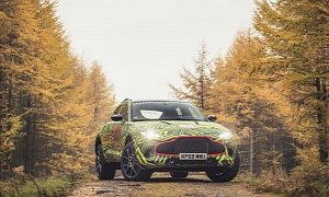 Aston Martin DBX SUV Shown by Prototype, Hybrid Power Coming
