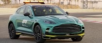 Aston Martin DBX707 Super SUV Becomes the Official Medical Car of Formula 1