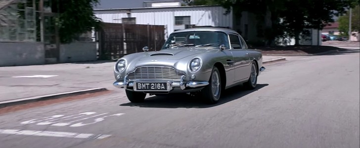 Jay Leno and the Aston Martin DB5 