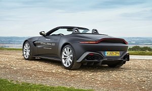 Aston Martin Previews New V8 Vantage Roadster, Matte Paint Looks Marvelous