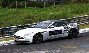 Aston Martin Puts The DB11 Volante Through Its Paces At The Nurburgring