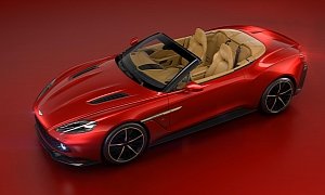 Aston Martin Reveals Vanquish Zagato Convertible for Pebble Beach