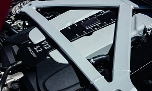 Aston Martin's Second-Generation V12 Engine Under Inspection