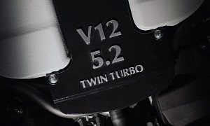Aston Martin Teases New V12 Twin Turbo Engine, Expected for DB11