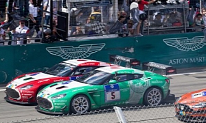 Aston Martin V12 Zagato Concept Cars Complete Nurburgring Test