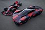 Aston Martin Valkyrie Joins Red Bull Formula 1 Racing Car At Silverstone Circuit