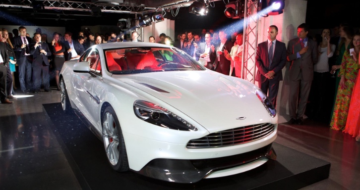 Aston Martin Vanquish Debut Party in London