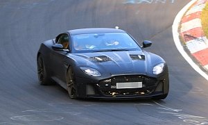 2019 Aston Martin Vanquish Spied on Nurburgring, Hybridisation Rumors Intensify