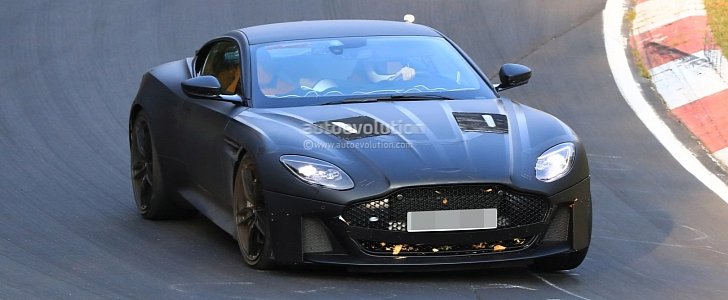 Aston Martin Vanquish Successor Spied on Nurburgring