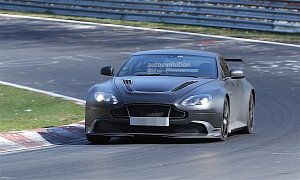 Aston Martin Vantage GT8 Spied Testing at the Nurburgring