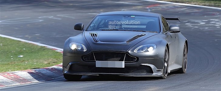 Aston Martin Vantage GT8 Spied Testing at the Nurburgring