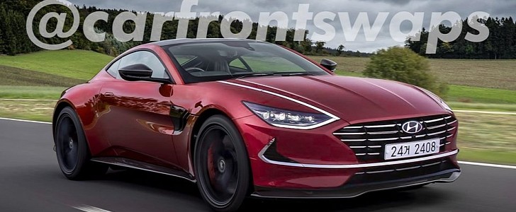 Aston Martin Vantage "Sonata" face swap rendering