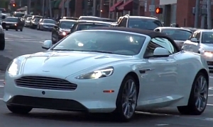 Aston Martin Virage Volante Shines on the Street