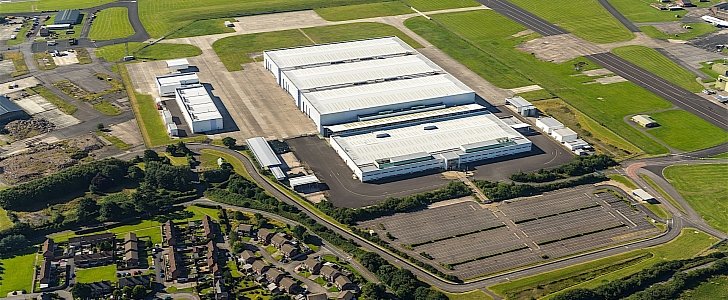 Aston Martin factory in St Athan, Wales