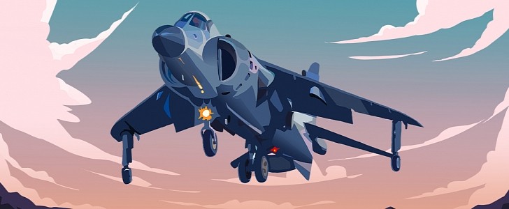 Harrier Jump Jet key art