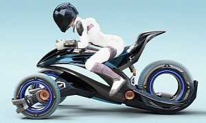 Atheris is a Trike with Magnetic Motors, Powered by Graphene Batteries