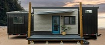 Athos Tiny Home Boasts Modern Coastal Aesthetic, a Huge Deck, and Two Sleeping Spaces