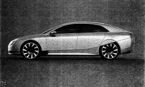 Atieva's First Electric Sedan Leaked in Grainy Yet Telling Black and White Image