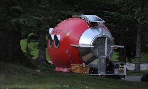 Atomic Camper Is a Unique Solar-Powered Home-Made Trailer