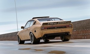 Audi 100 Is Such a Massive Drag ‘Beach’ - Guess It Needed Americana CGI for That