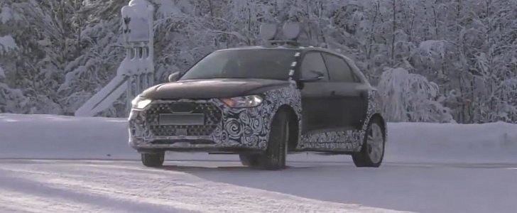 Audi A1 "allroad" Getting Ready to Take on Fiesta Active, Filmed Winter Testing