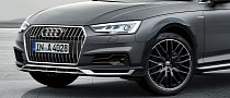 Audi A4 allroad "absolute" Has Piano Black Cladding in Japan