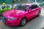 Audi A4 Gets Ostentatious Pink Chrome Wrap and Bubble-Wrap Rear Lights in China