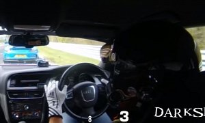 Audi A5 3.0 TDI Sleeper Chases 911 GT3 RS on Nurburgring, Porsche Can't Get Away