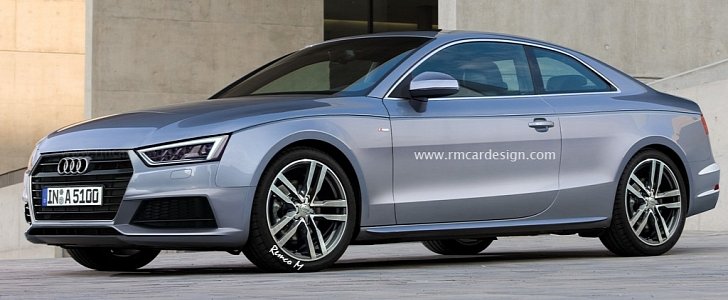 2017 Audi A5 coupe rendering