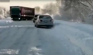Audi A6 Avant Won’t Wait for the Snow Plough, Becomes One