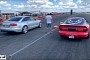 Audi A6 Drag Races Pontiac Firebird, Both Are Slow but the Gap Is Huge