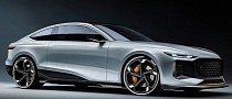 Audi A6 e-tron Concept Drops Sportback Attire for Virtual Coupe and Avant Looks