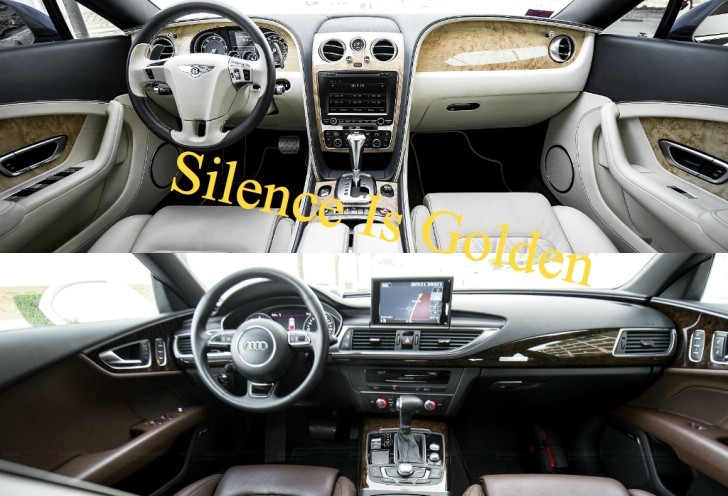 Audi A7 and Bentley Continental GT cabin comparison
