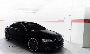 Audi A7 on D2Forged Wheels: Darth Vader’s Lounge
