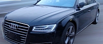 Audi A8 Facelift with Matrix LED Lights Spotted Testing in China