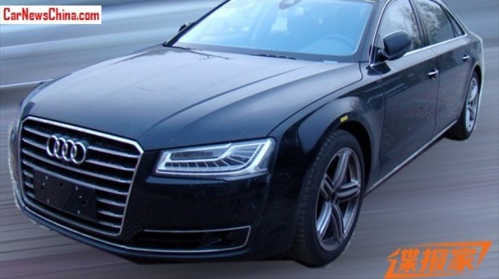 Audi A8 facelift in China