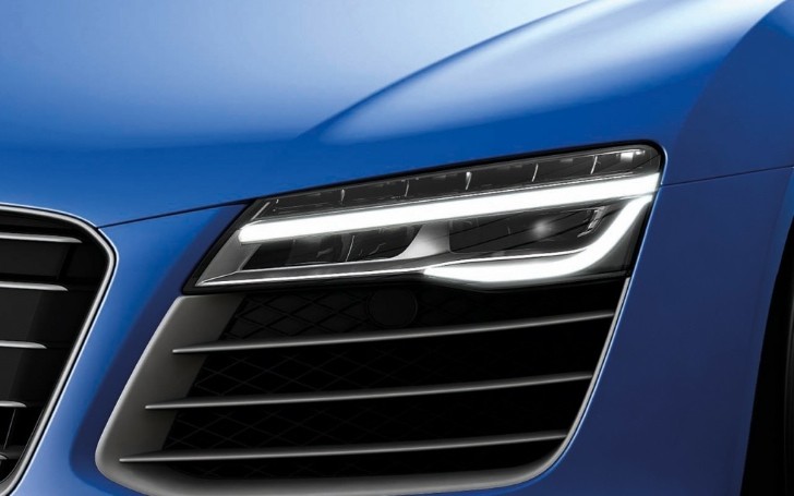 Audi R8 headlights