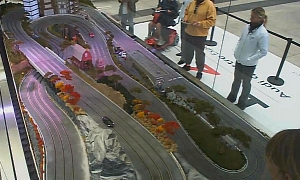 Audi Creates Excellent Slot Car Track With Model A4s