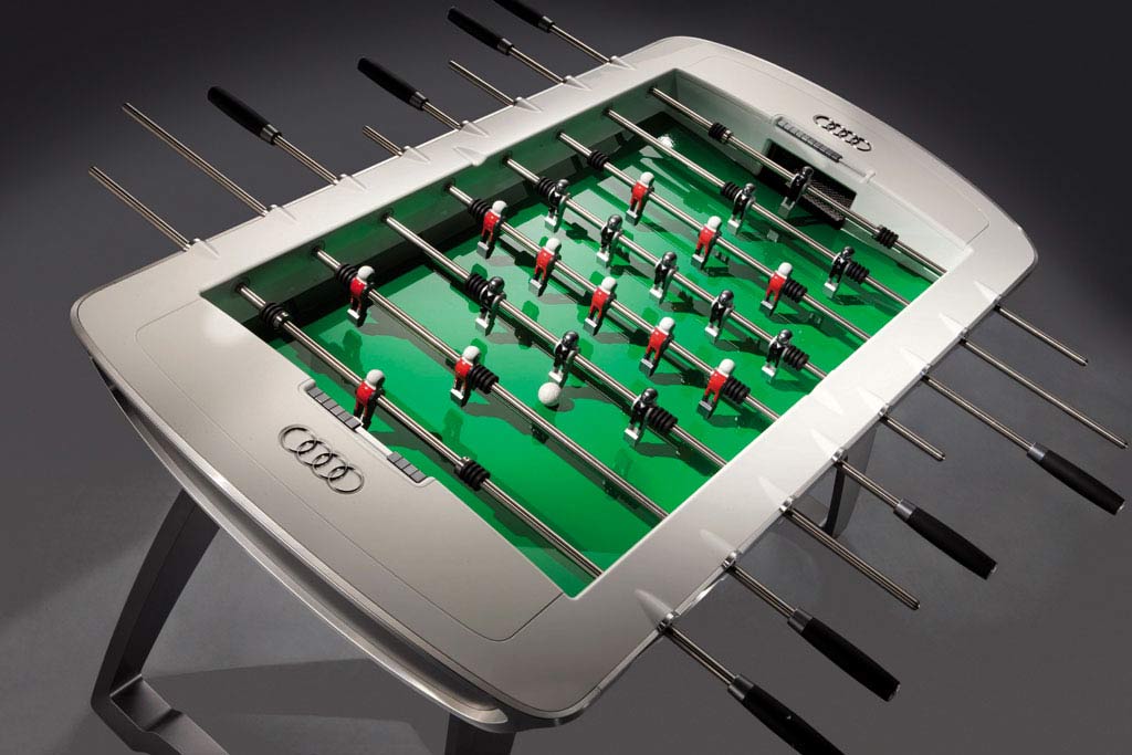 The Audi Design soccer table