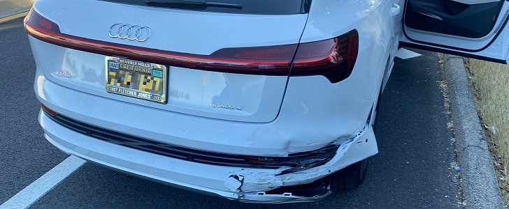 Audi e-tron and Its $31,252.14 Repair Bill for a Fender Bender