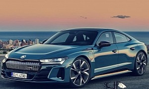 Audi e-tron Octavia Looks Like Four-Door Coupe Madness in This Rendering