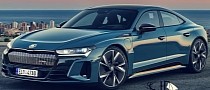 Audi e-tron Octavia Looks Like Four-Door Coupe Madness in This Rendering