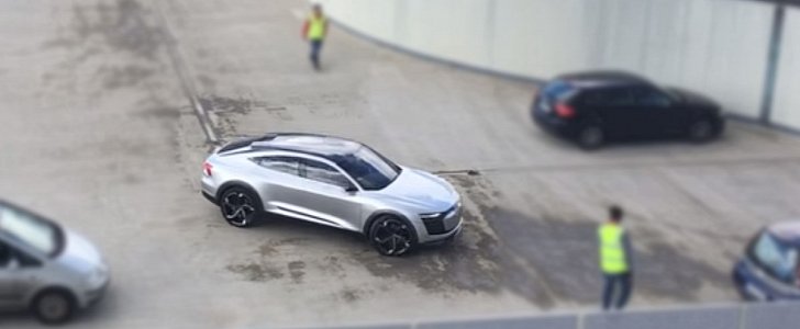 Audi e-tron Sportback Concept spotted